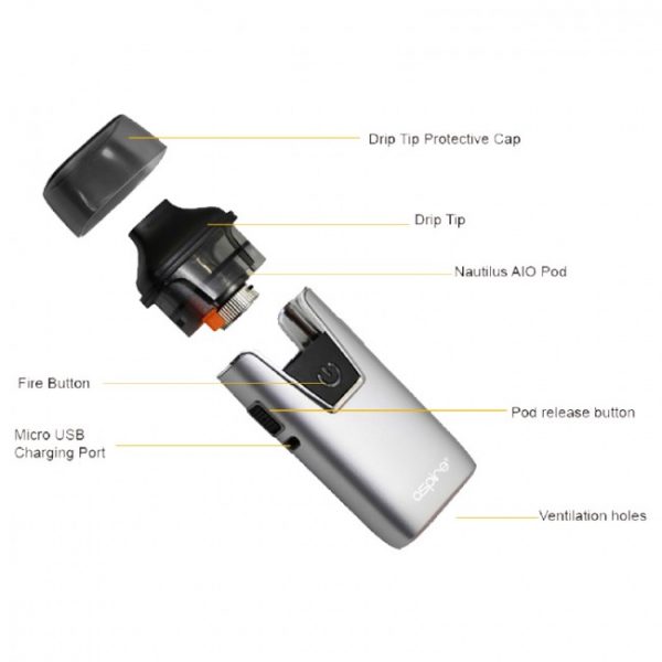 Nautilus AIO Pod Vape Kit 1000mah - Aspire - Image 17